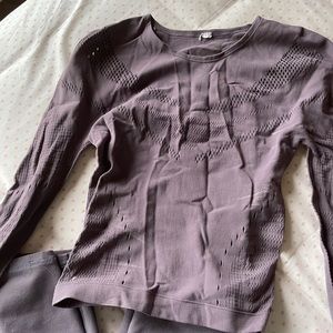 Fabletics purple workout top